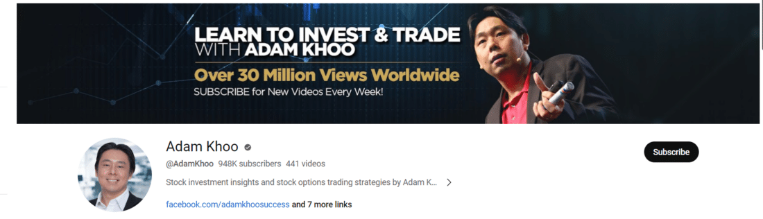 Adam Khoo - Forex Trading YouTube Channel