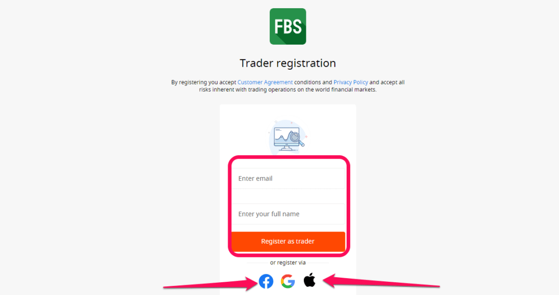 FBS Account registration