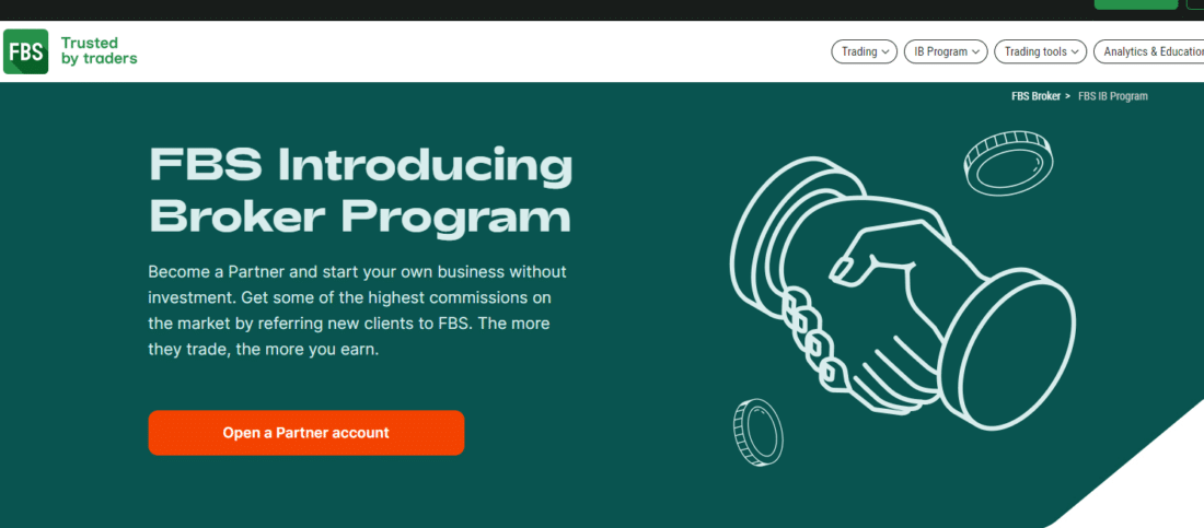 FBS Partnership and Affiliate program